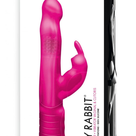 Вибратор-кролик Dorcel Baby Rabbit Pink с жемчужным массажем и вращающейся головкой
