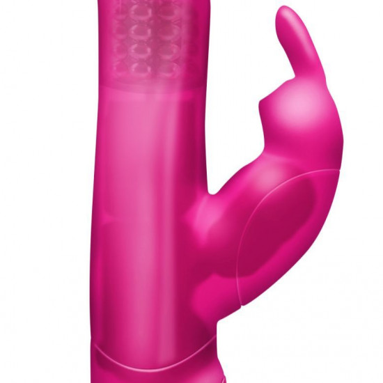 Вибратор-кролик Dorcel Baby Rabbit Pink с жемчужным массажем и вращающейся головкой