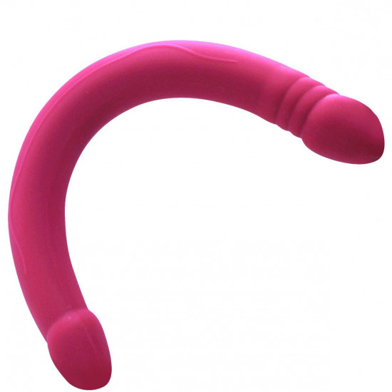 Фаллоимитатор двусторонний Dorcel Real Double Do Magenta, диаметр 4см, длина 42см