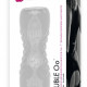Мастурбатор Dorcel Double OO, двосторонній, два рельєфи Мастурбатор Dorcel Double OO, двосторонній, два рельєфи