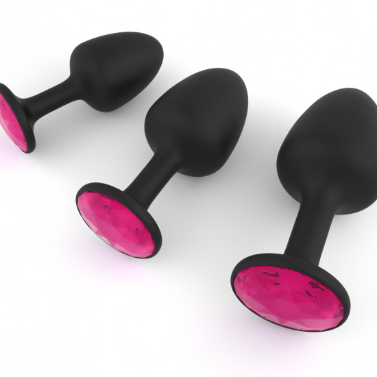 Анальна пробка Dorcel Geisha Plug Ruby L з кулькою всередині, створює вібрації, макс. діаметр 4 см Анальна пробка Dorcel Geisha Plug Ruby L з кулькою всередині, створює вібрації, макс. діаметр 4 см