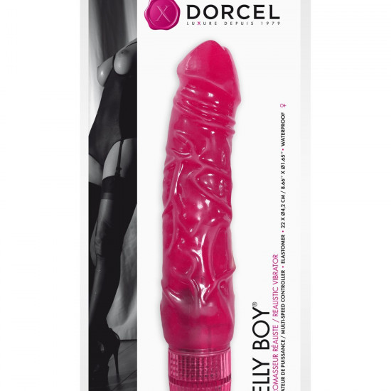 Фалоімітатор вібратор Dorcel Jelly Boy, діаметр 4,2см ТПЕ, плавне регулювання потужності вібрації Фалоімітатор вібратор Dorcel Jelly Boy, діаметр 4,2см ТПЕ, плавне регулювання потужності вібрації
