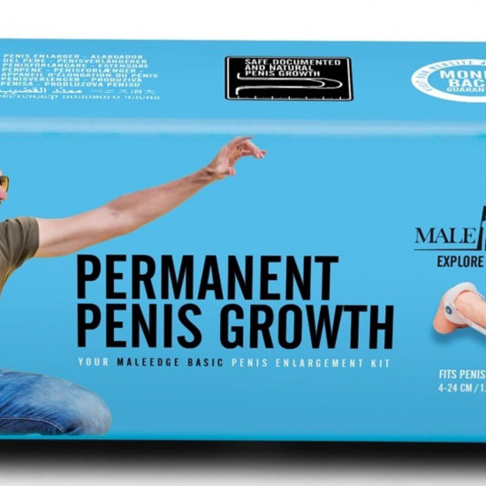 Экстендер для увеличения члена Male Edge Basic, ремешковый, масса всего 65 г, прочный пластик