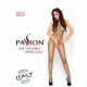 Бодістокінг Passion BS001 white, комбінезон, велика сітка Бодістокінг Passion BS001 white, комбінезон, велика сітка