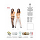 Бодістокінг Passion BS002 black, імітація панчіх і пояса Бодістокінг Passion BS002 black, імітація панчіх і пояса