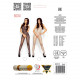 Бодістокінг Passion BS010 white, комбінезон, дрібна сіточка Бодістокінг Passion BS010 white, комбінезон, дрібна сіточка