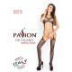 Бодістокінг Passion BS016 black, комбінезон, імітація топа і панчіх Бодістокінг Passion BS016 black, комбінезон, імітація топа і панчіх
