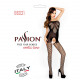 Бодістокінг Passion BS021 black, комбінезон, дрібна сіточка по тілу, велика сітка на ногах Бодістокінг Passion BS021 black, комбінезон, дрібна сіточка по тілу, велика сітка на ногах