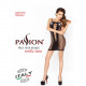 Бодістокінг Passion BS027 black, сукня-сітка на бретелях, дуже відверта Бодістокінг Passion BS027 black, сукня-сітка на бретелях, дуже відверта