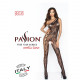 Бодістокінг Passion BS036 black, комбінезон, лямки через одне плече Бодістокінг Passion BS036 black, комбінезон, лямки через одне плече