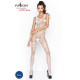 Бодістокінг Passion BS045 white, комбінезон, імітація панчох і боді Бодістокінг Passion BS045 white, комбінезон, імітація панчох і боді