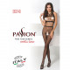 Бодістокінг Passion BS048 black, комбінезон, імітація колгот та відкритого топа Бодістокінг Passion BS048 black, комбінезон, імітація колгот та відкритого топа
