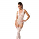Бодістокінг Passion BS051 white, комбінезон, імітація панчох і боді Бодістокінг Passion BS051 white, комбінезон, імітація панчох і боді