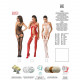 Бодістокінг Passion BS056 red, комбінезон, імітація панчох Бодістокінг Passion BS056 red, комбінезон, імітація панчох