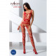 Бодістокінг Passion BS058 red, комбінезон, дуже повітряний Бодістокінг Passion BS058 red, комбінезон, дуже повітряний