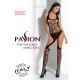 Бодістокінг Passion BS060 black, комбінезон, імітація трусиків і гольфів Бодістокінг Passion BS060 black, комбінезон, імітація трусиків і гольфів