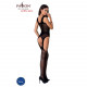 Бодістокінг Passion BS061 black, комбінезон, імітація панчох Бодістокінг Passion BS061 black, комбінезон, імітація панчох