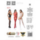 Бодістокінг Passion BS061 red, комбінезон, імітація панчох Бодістокінг Passion BS061 red, комбінезон, імітація панчох