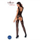 Бодістокінг Passion BS062 black, комбінезон, імітація панчох Бодістокінг Passion BS062 black, комбінезон, імітація панчох