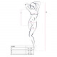 Бодистокинг Passion BS064 red, боди, закрытое плечо Бодистокинг Passion BS064 red, боди, закрытое плечо