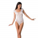 Бодистокинг Passion BS064 white, боди, закрытое плечо Бодистокинг Passion BS064 white, боди, закрытое плечо