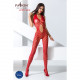 Бодистокинг Passion BS065 red, комбинезон, крупная сетка Бодистокинг Passion BS065 red, комбинезон, крупная сетка