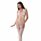 Бодистокинг Passion BS065 white, комбинезон, крупная сетка Бодистокинг Passion BS065 white, комбинезон, крупная сетка