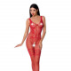Бодістокінг Passion BS069 red, комбінезон, імітація панчох і боді Бодістокінг Passion BS069 red, комбінезон, імітація панчох і боді