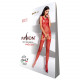 Бодістокінг Passion BS070 red, комбінезон, імітація панчох і ажурного топа Бодістокінг Passion BS070 red, комбінезон, імітація панчох і ажурного топа