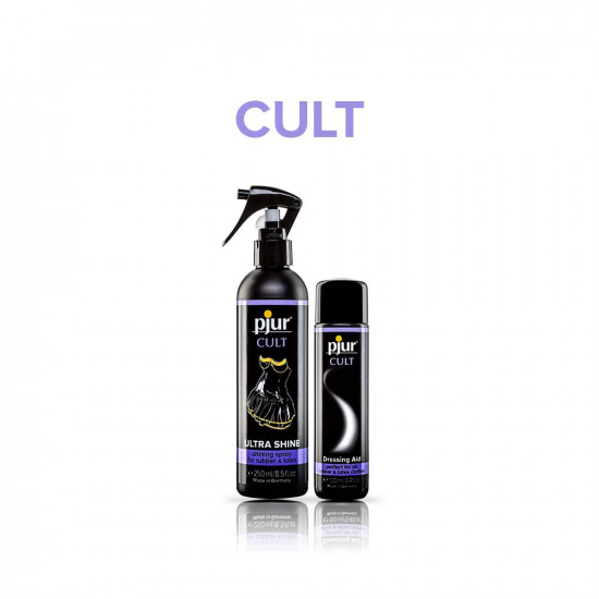 Змазка для латексу та гуми pjur Cult 100 мл, для полегшення надягання фетиш-вбрання на тіло Змазка для латексу та гуми pjur Cult 100 мл, для полегшення надягання фетиш-вбрання на тіло