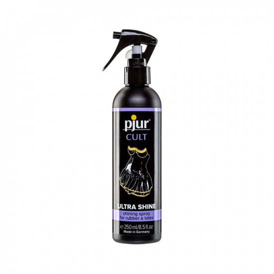 Спрей для догляду за одягом із гуми та латексу pjur Cult Ultra Shine 250 мл, надає блиску Спрей для догляду за одягом із гуми та латексу pjur Cult Ultra Shine 250 мл, надає блиску