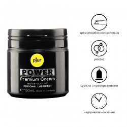 Густа змазка для фістингу та анального сексу pjur POWER Premium Cream 150 мл на гібридній основі