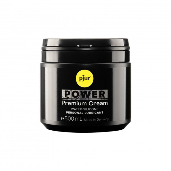 Густая смазка для фистинга и анального секса pjur POWER Premium Cream 500 мл на гибридной основе