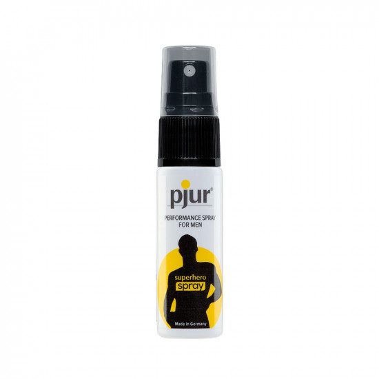 Пролонгувальний спрей pjur Superhero Spray 20 мл, всотується в шкіру, натуральні компоненти Пролонгувальний спрей pjur Superhero Spray 20 мл, всотується в шкіру, натуральні компоненти