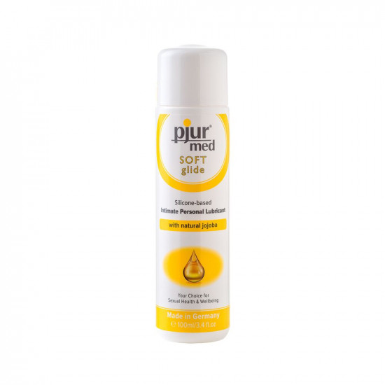 Силіконова змазка pjur MED Soft glide 100 мл з олією жожоба для дуже сухої та чутливої шкіри Силіконова змазка pjur MED Soft glide 100 мл з олією жожоба для дуже сухої та чутливої шкіри