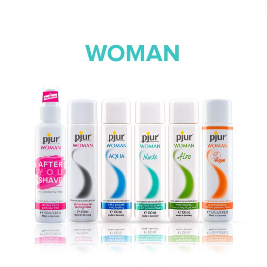 Лубрикант на водній основі pjur Woman Aloe 30 мл з екстрактом алое, зволожувальний, без парабенів Лубрикант на водній основі pjur Woman Aloe 30 мл з екстрактом алое, зволожувальний, без парабенів