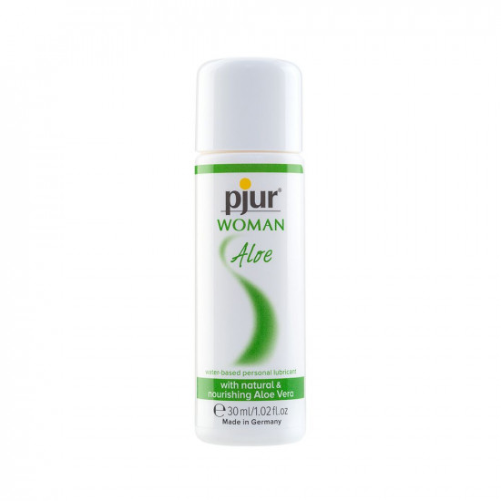 Лубрикант на водній основі pjur Woman Aloe 30 мл з екстрактом алое, зволожувальний, без парабенів Лубрикант на водній основі pjur Woman Aloe 30 мл з екстрактом алое, зволожувальний, без парабенів