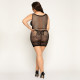 Сукня-сітка з метеликами Size Plus Black Сукня-сітка з метеликами Size Plus Black