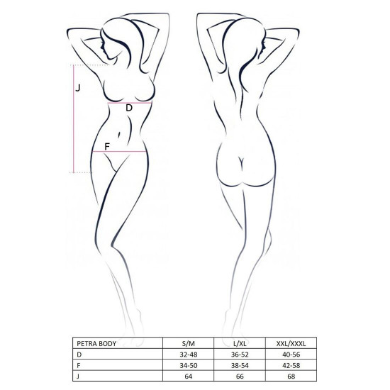 Розпродаж!!! Боді-монокіні з глибоким декольте PETRA BODY black XXL/XXXL — Passion Exclusive Розпродаж!!! Боді-монокіні з глибоким декольте PETRA BODY black XXL/XXXL — Passion Exclusive
