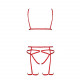Комплект білизни MAGALI SET OpenBra red XXL/XXXL - Passion Exclusive: стрепи: ліф, трусики і пояс Комплект білизни MAGALI SET OpenBra red XXL/XXXL - Passion Exclusive: стрепи: ліф, трусики і пояс