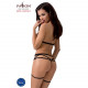 Комплект білизни MORGAN SET OpenBra black XXL/XXXL - Passion Exclusive: стрепи: трусики, ліф, пояс Комплект білизни MORGAN SET OpenBra black XXL/XXXL - Passion Exclusive: стрепи: трусики, ліф, пояс