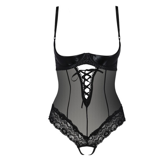 Боді з відкритими грудьми NORTH BODY black S/M - Passion Exclusive Боді з відкритими грудьми NORTH BODY black S/M - Passion Exclusive