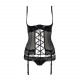 Корсет з відкритими грудьми NORTH CORSET black L/XL - Passion Exclusive, пажі, трусики, шнурівка Корсет з відкритими грудьми NORTH CORSET black L/XL - Passion Exclusive, пажі, трусики, шнурівка