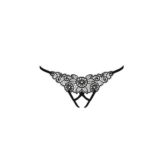 Трусики мереживні з доступом VIOLANTE THONG black XXL/XXXL - Passion Exclusive Трусики мереживні з доступом VIOLANTE THONG black XXL/XXXL - Passion Exclusive