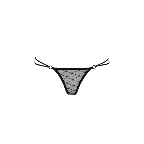 Трусики на зав'язочках з боків ZITA THONG black XXL/XXXL - Passion Exclusive Трусики на зав'язочках з боків ZITA THONG black XXL/XXXL - Passion Exclusive