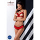 Комплект білизни CHERRY SET OpenBra red XXL/XXXL - Passion Exclusive: відкритий ліф, трусики-спіднич Комплект білизни CHERRY SET OpenBra red XXL/XXXL - Passion Exclusive: відкритий ліф, трусики-спіднич