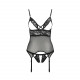 Корсет з відкритими грудьми DIABOLINA CORSET black XXL/XXXL - Passion, пажі, трусики, напівпрозорий Корсет з відкритими грудьми DIABOLINA CORSET black XXL/XXXL - Passion, пажі, трусики, напівпрозорий