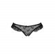 Трусики з оборками DONIA THONG black L/XL - Passion Exclusive Трусики з оборками DONIA THONG black L/XL - Passion Exclusive