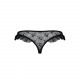 Трусики з оборками DONIA THONG black XXL/XXXL - Passion Exclusive Трусики з оборками DONIA THONG black XXL/XXXL - Passion Exclusive