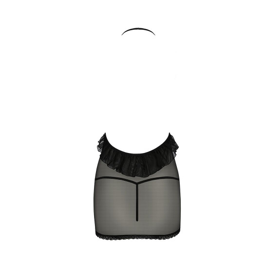 Сорочка прозора приталена ERZA CHEMISE black S/M - Passion, трусики Сорочка прозора приталена ERZA CHEMISE black S/M - Passion, трусики